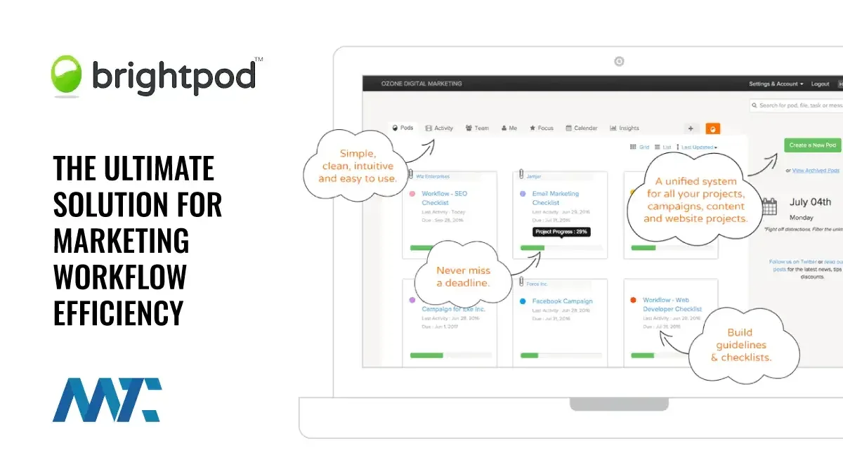 Brightpod: The Ultimate Solution for Marketing Workflow Efficiency 1 Brightpod: Marketing Project Management