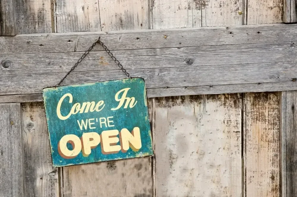 Effective Small Business Content Marketing to Consumers 1 open sign small business