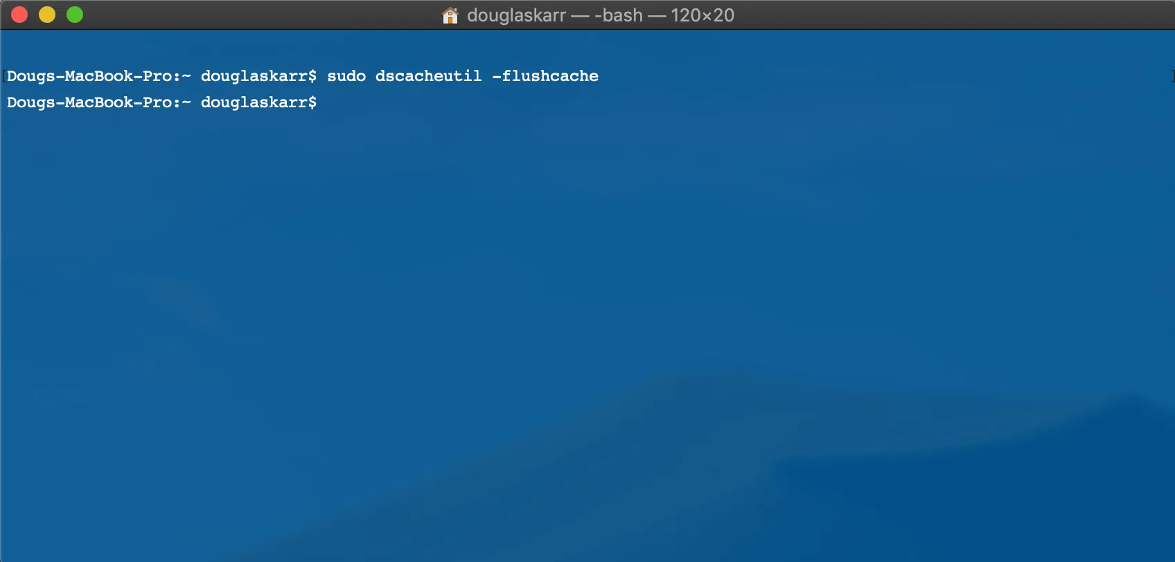 MacOS: Need to Verify DNS Locally Using Hosts on OSX? 32 Terminal Flush DNS Cache