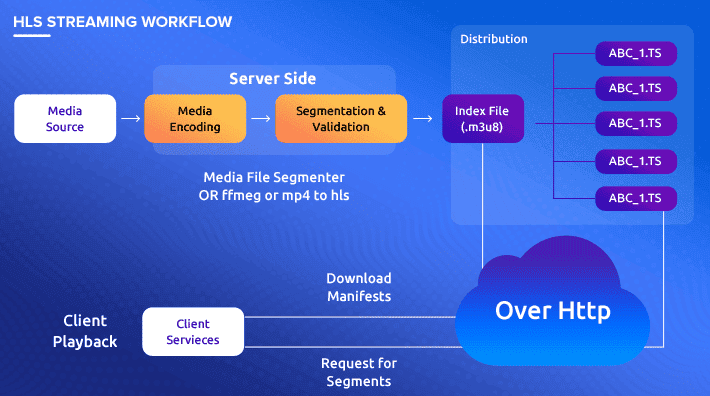 HTTP Live Streaming Players: 5 Features You Need to Know 2 HTTP Live Streaming Workflow