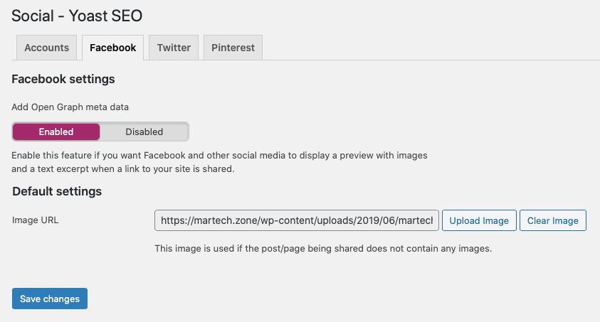 How to Enable and Optimize WordPress for Featured Images 4 yoast social settings