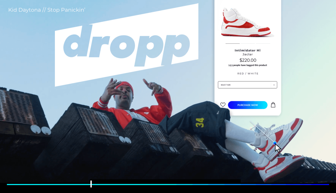 DroppTV: Using AI to Identify And Sell Products in Videos 1 Dropp.tv shoppable streaming video