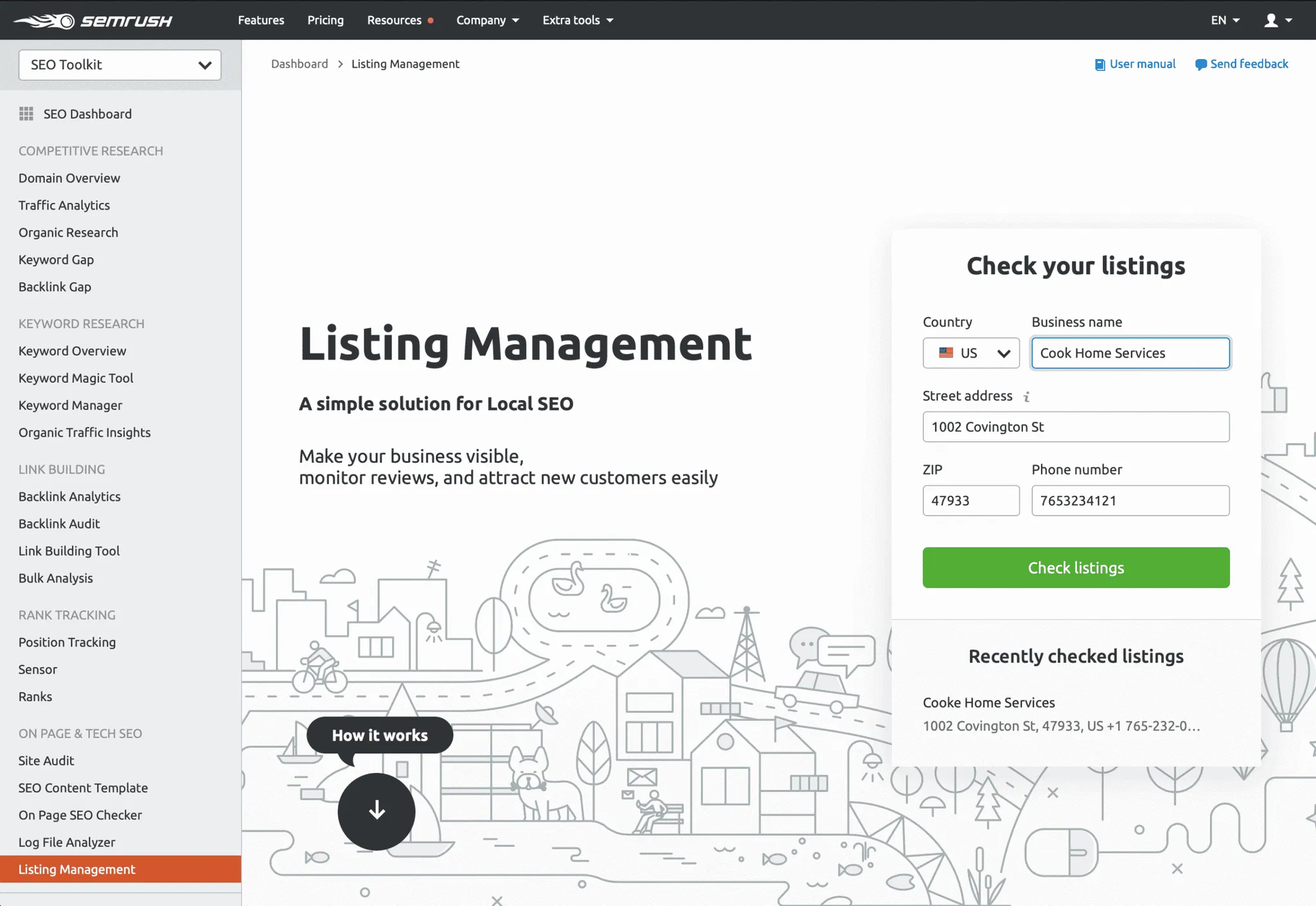 How to Check Your Local Directory Listings 22 semrush-local-listing-management
