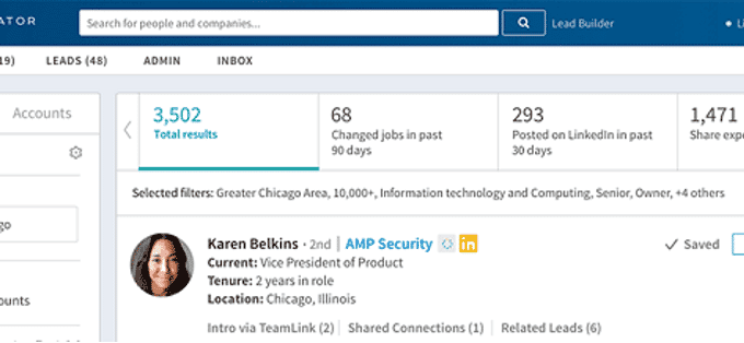 A Comprehensive Guide To Using LinkedIn Sales Navigator 19 linkedin sales navigator search