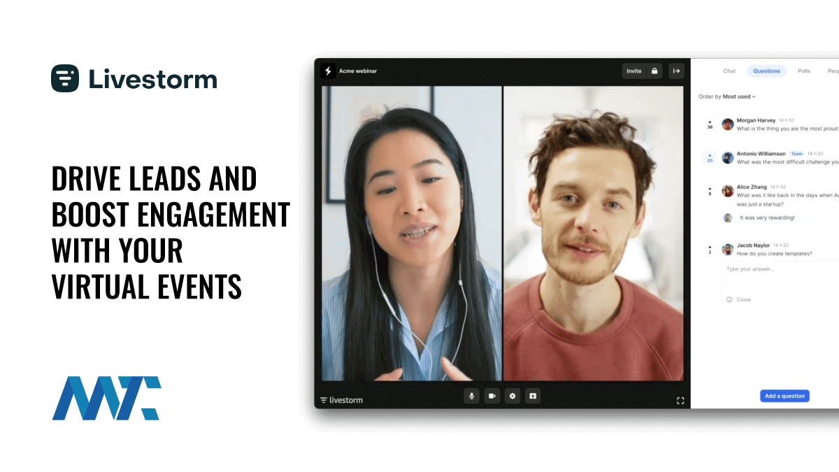Livestorm: Drive Leads and Boost Engagement With Your Virtual Events 1 Livestorm: Drive Leads and Boost Engagement with Webinars and Virtual Events
