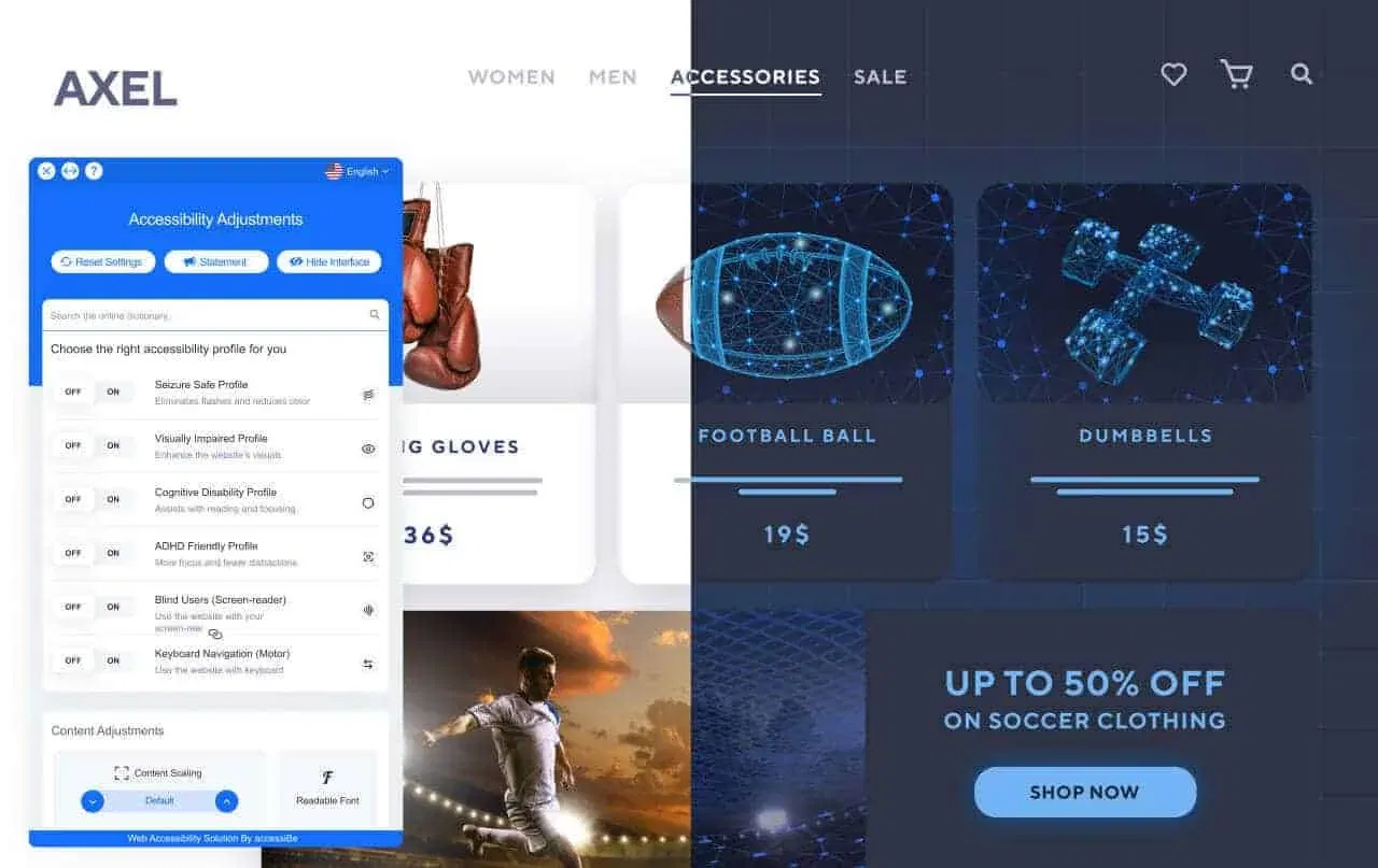 accessiBe: Make Any Site Certified Accessible Using Artificial Intelligence 14 interface-ai