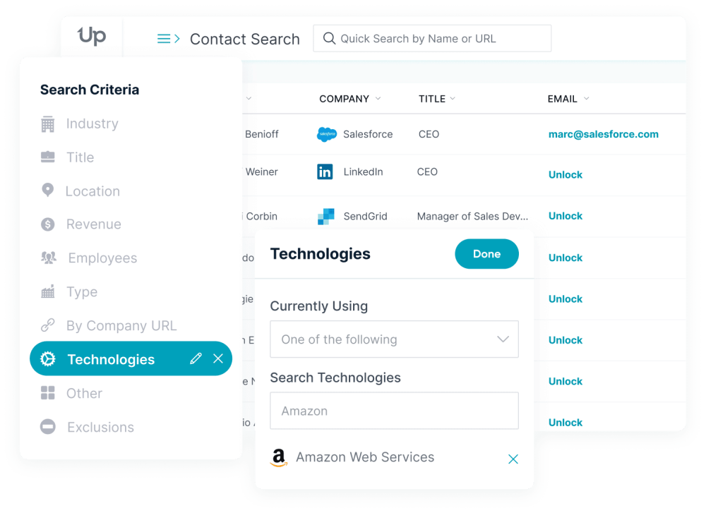 UpLead: Build An Accurate B2B Prospect List To Power Campaigns and Close Sales 10 UpLead - Build Your B2B Prospect Lists