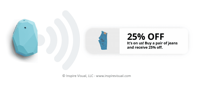 Pərakəndə Satışları Artırmaq üçün Mobil Tətbiq Beacon Texnologiyasından necə istifadə olunacağına dair 3 Güclü Nümunə 5 Beacon Technology Fərdiləşdirilmiş Təkliflər