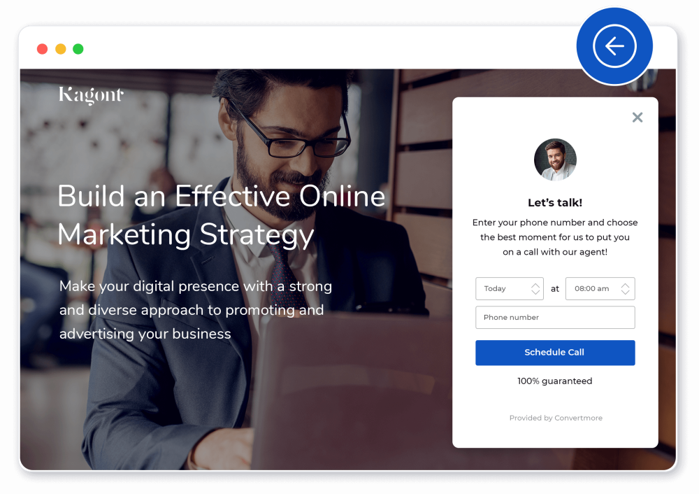 ConvertMore: Convert More Website Visits With This Phone Callback Widget 19 exit pop up 150dpi