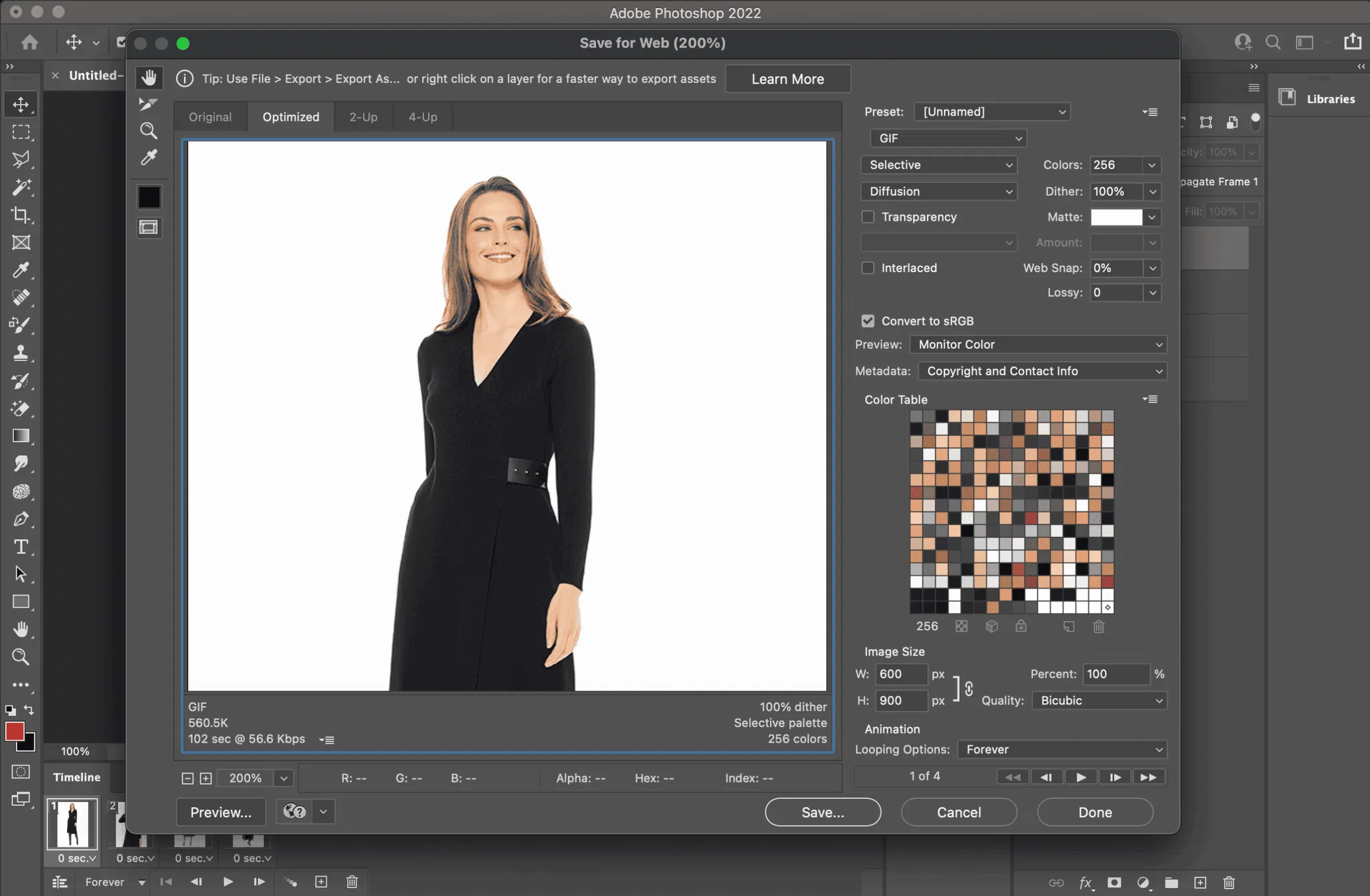 How To Make An Animated GIF For Your Next Email Marketing Campaign Using Photoshop 44 Photoshop Export GIF Settings