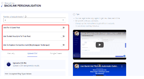 A Guide To Easily Acquire Backlinks And Rank On Google Using AI 51 Smartwriter AI Backlink Request Personalization