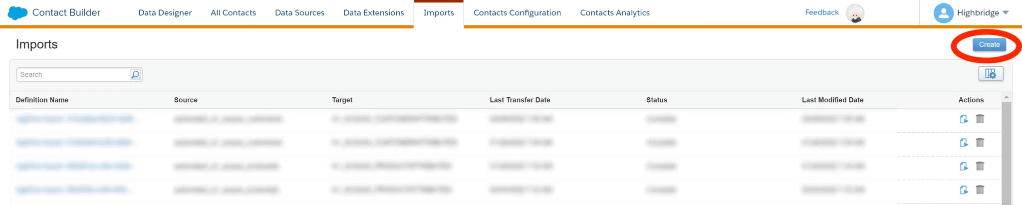 Marketing Cloud: How to Create an Automation in Automation Studio to Import SMS Contacts into MobileConnect 46 Contact Builder Import List