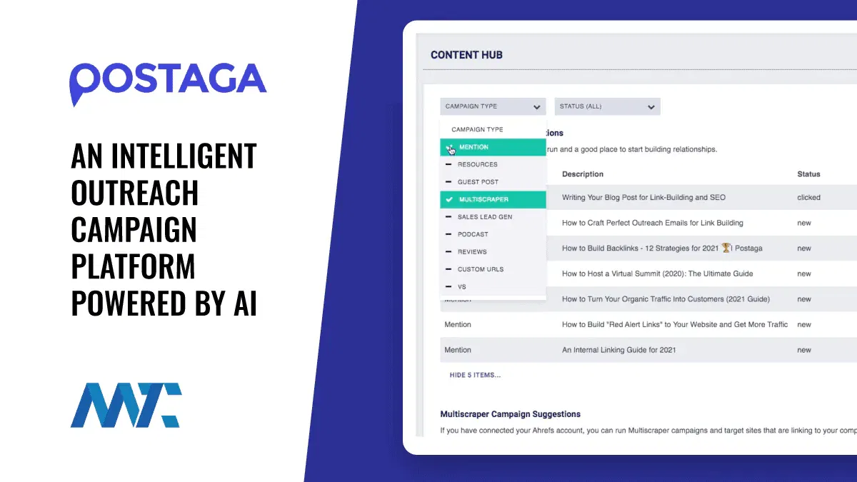 Postaga: An Intelligent Outreach Campaign Platform Powered By AI 1 Postaga AI Outreach Platform