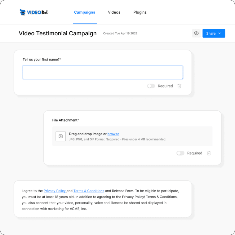 VideoPeel: Remotely Capture, Manage, and Promote Customer Testimonial Videos for Social Proof 23 image-2
