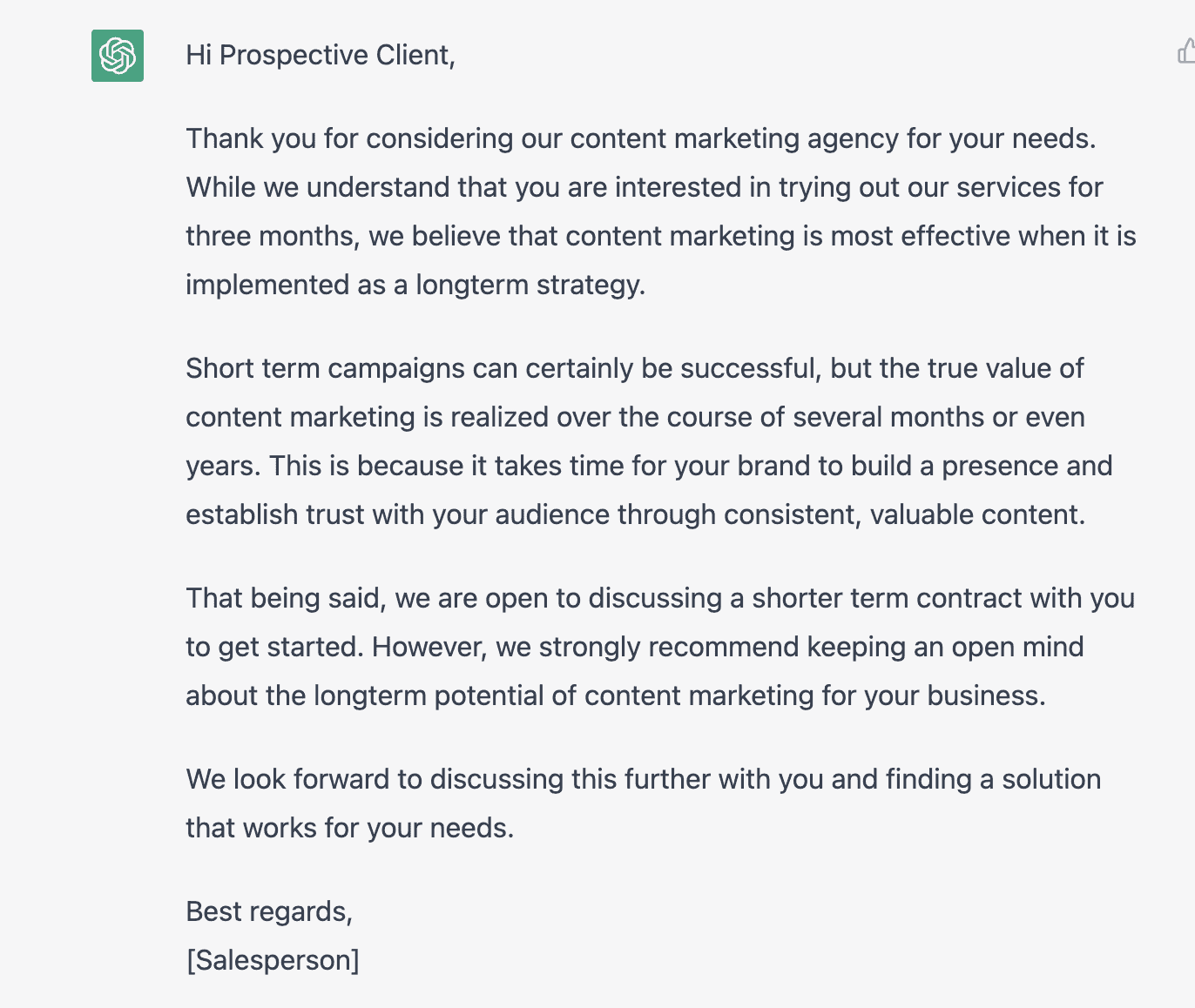 Why AI Is Never Going to Replace Subject Matter Experts and How to Choose the Right SMEs 28 ChatGPT Draft Email Production