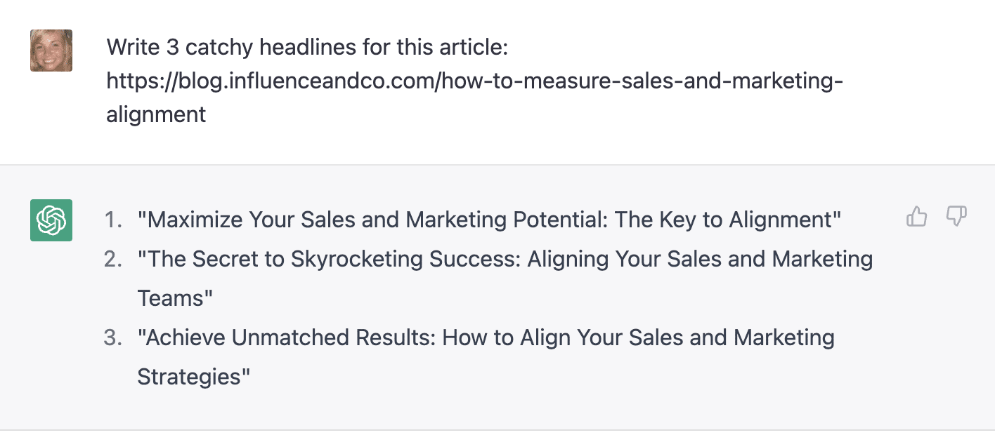 Why AI Is Never Going to Replace Subject Matter Experts and How to Choose the Right SMEs 29 chatgpt-headline-ideas