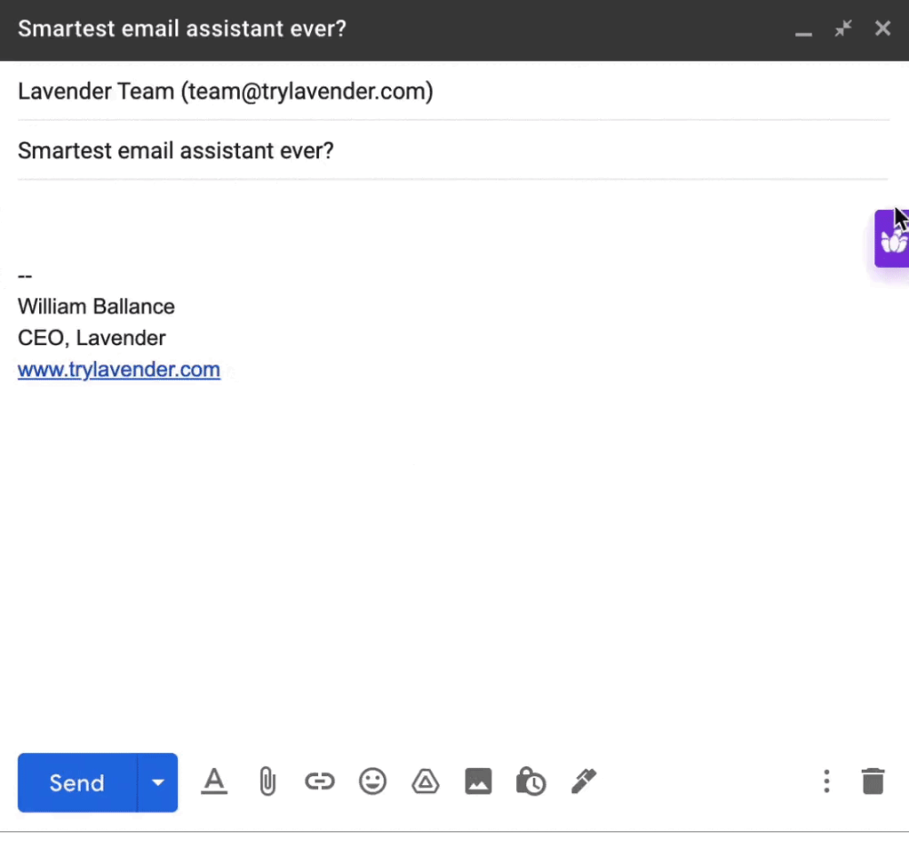 Lavender: AI-Powered Email Coach to Humanize Your Sales and Email Marketing 18 Lavendar AI Email Coach
