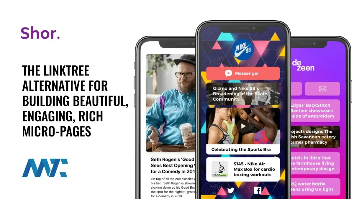Shor: The Linktree Alternative For Building Beautiful Rich Micro-Pages 1 Shor Micro-Page Builder and Linktree Alternative
