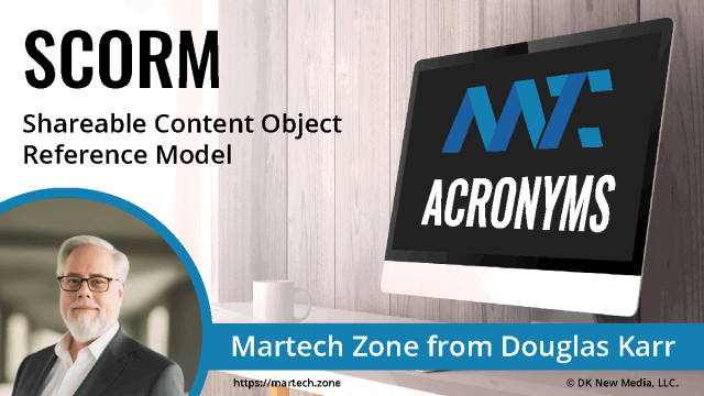 SCORM 1 SCORM: Shareable Content Object Reference Model