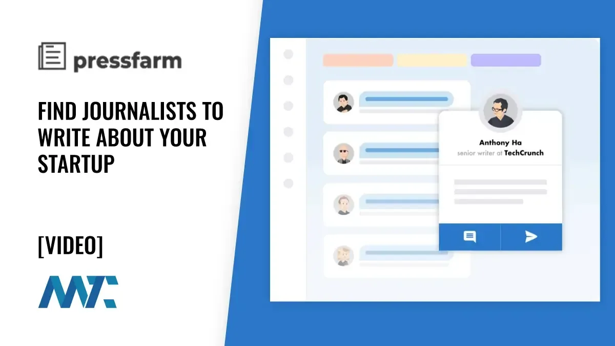 Pressfarm: Find Journalists To Write About Your Startup 1 Pressfarm: Startup Media and Press Coverage Platform