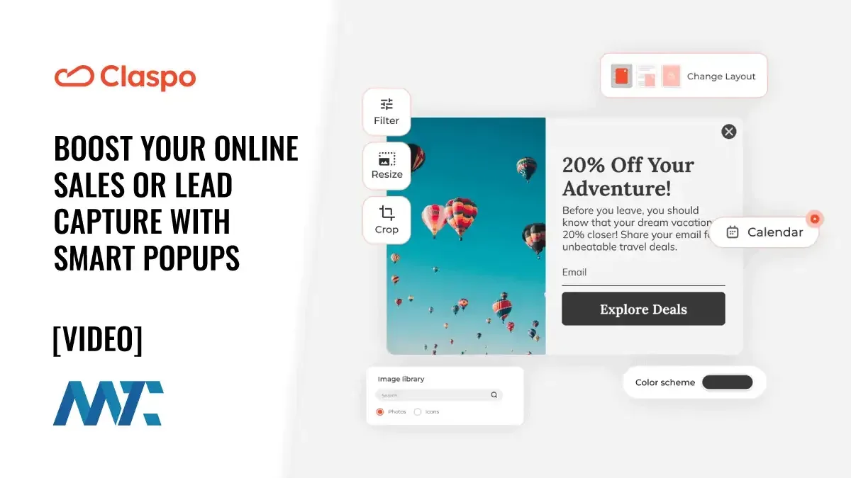 Claspo: Boost Your Online Sales or Lead Capture With Smart Popups 1 Claspo: Email, Lead, E-Commerce Smart Popup Builder