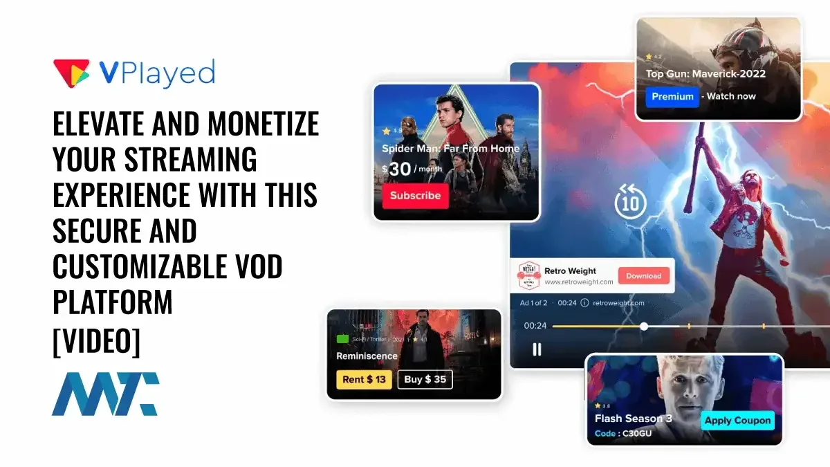 VPlayed: Elevate and Monetize Your Streaming Experience With This Secure and Customizable VOD Platform 1 VPlayed: Live Streaming Platform and Monetization (OTT, SVOD, PVOD, VOD, SSAI)