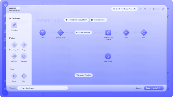 Treasure Data: From CDP to Intelligent Data Platform 19 Treasure Data Journey Orchestration