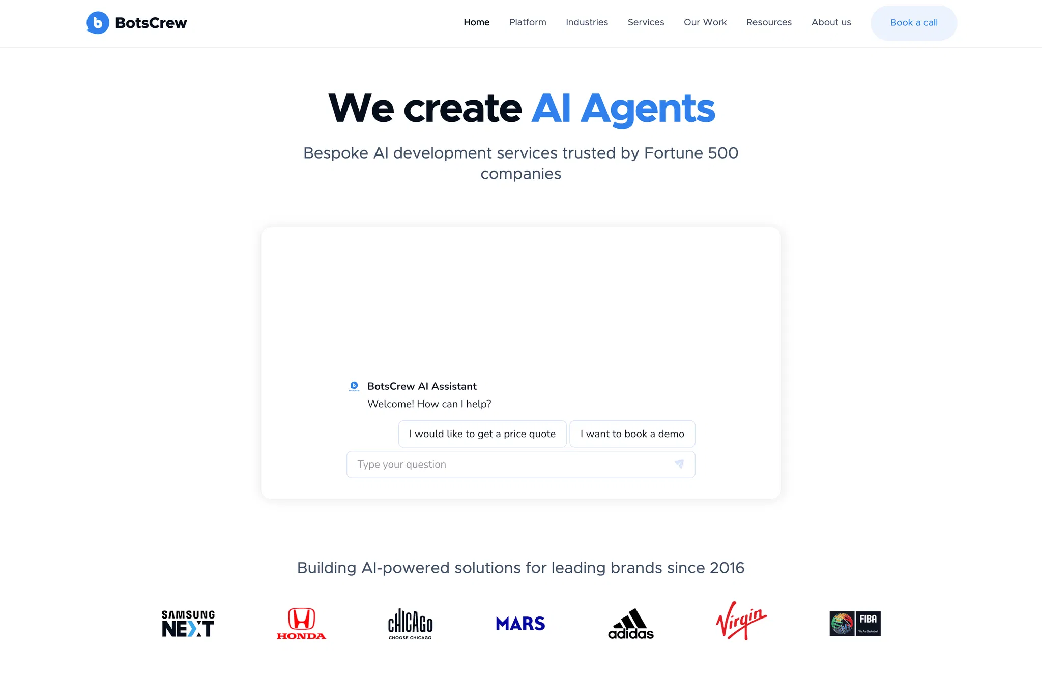 Top AI Chatbot Development Companies for Marketing Agencies in 2025 52 botscrew.com_