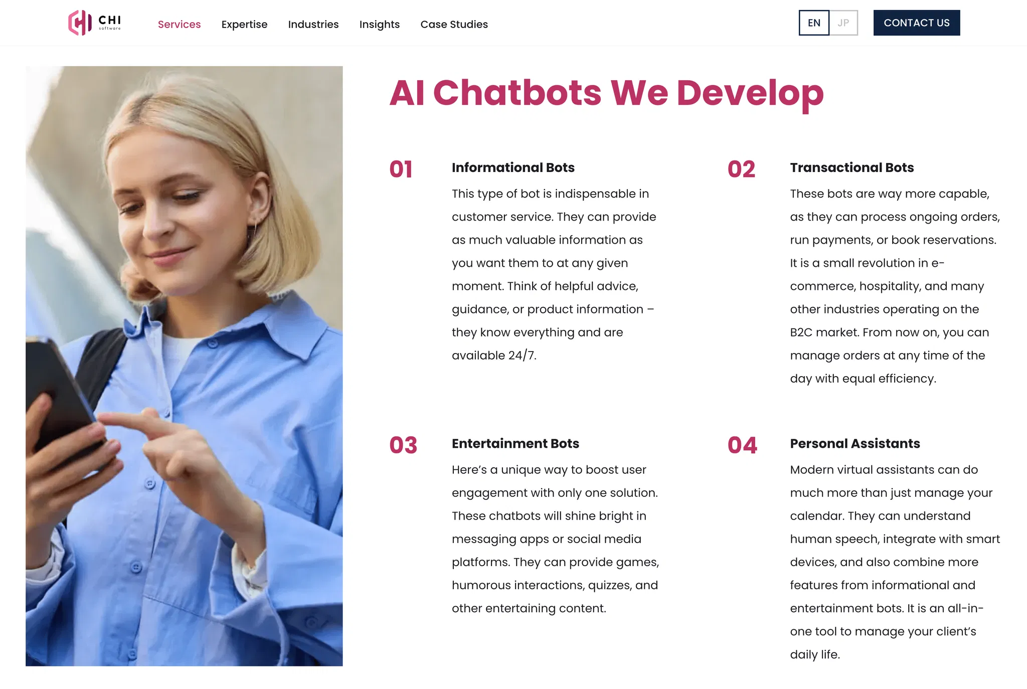 Top AI Chatbot Development Companies for Marketing Agencies in 2025 50 chisw.com_services_chatbot-development_