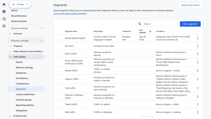 The Complete Guide to Optimizing Your Lead's Website Journey with Google Analytics 27 Google Analytics: Segments