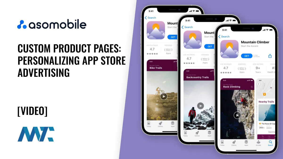 Custom Product Pages: Personalizing App Store Advertising 1 Custom Product Pages: Personalizing App Store Advertising