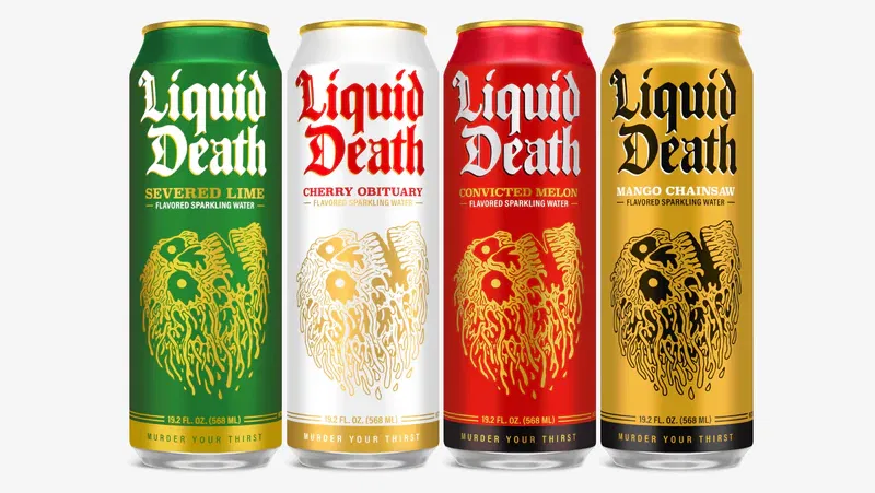 Death to Bland Brands: Developing a Strong POV Worth Fighting For 10 liquiddeath flavors