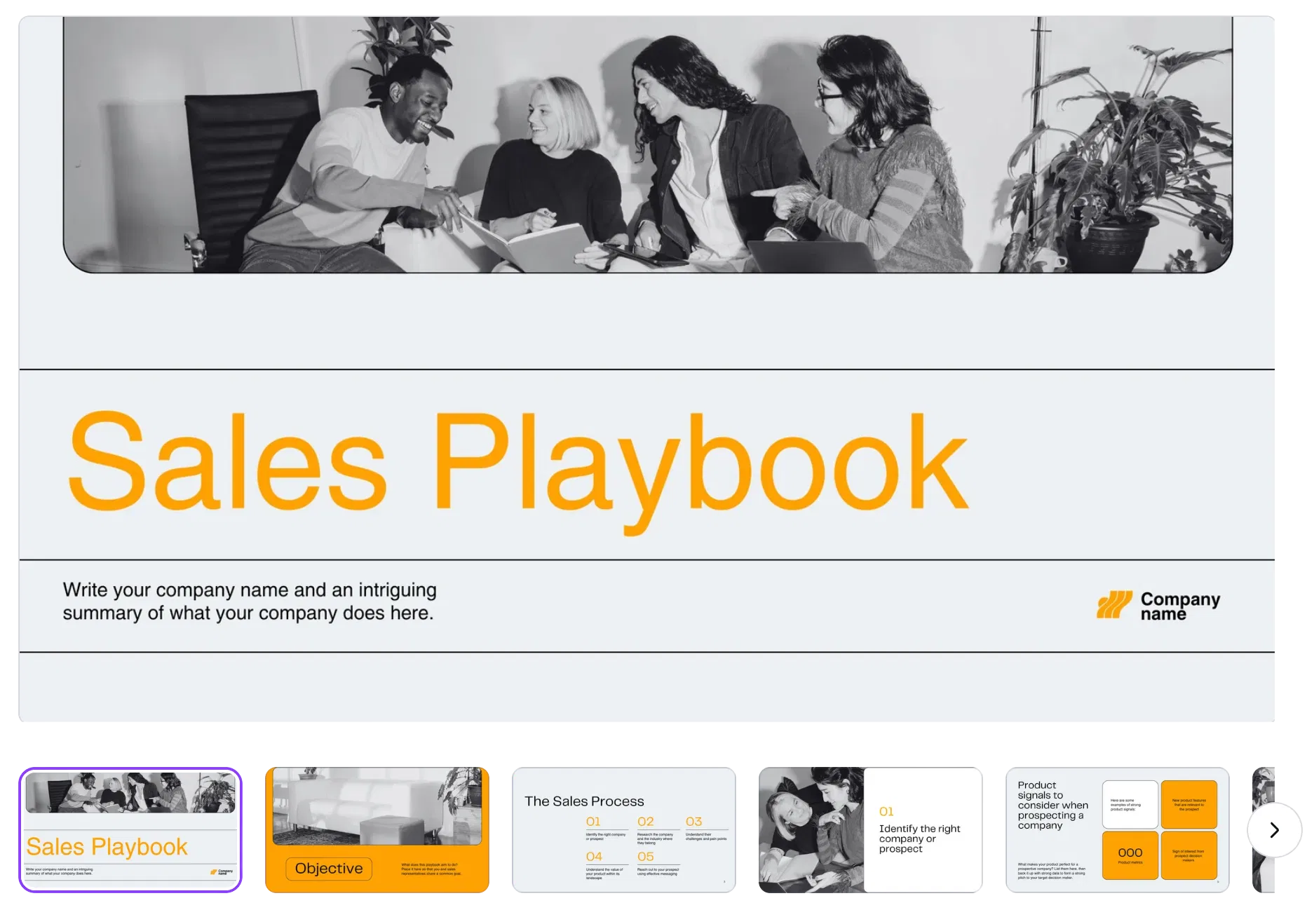 The Ultimate Guide to Developing Sales Playbooks: Why You Need Them and How to Design Playbooks That Close the Deal 14 canva sales playbook 1