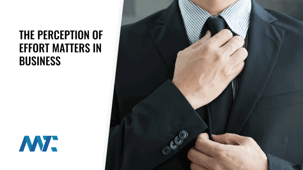 Perception and Trying in Business