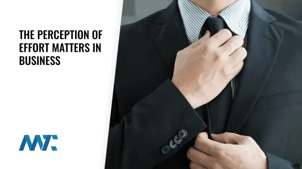 Perception and Trying in Business
