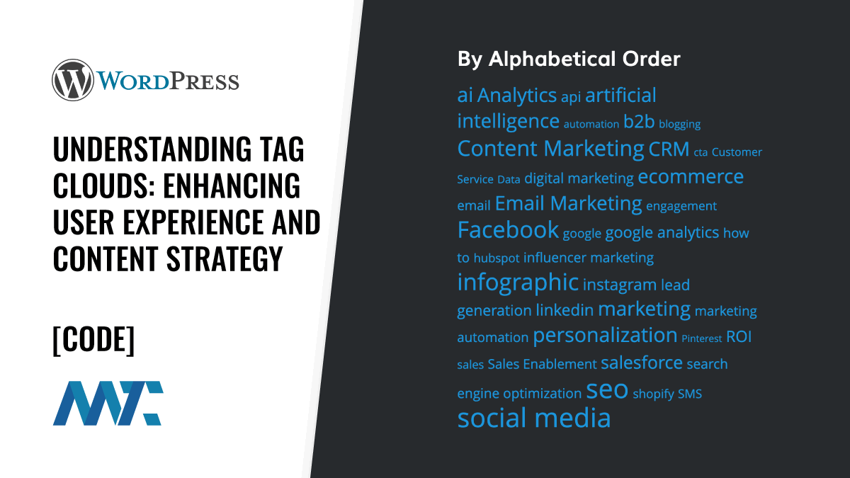 Understanding Tag Clouds: Enhancing User Experience and Content Strategy 1 WordPress Tag Clouds