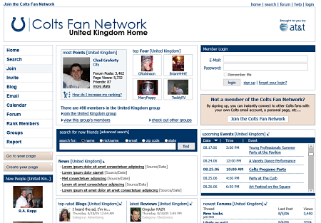 Colts Network Screenshot