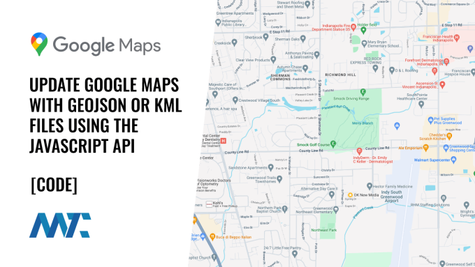 Embed KML or GeoJSON with Google Maps JavaScript API