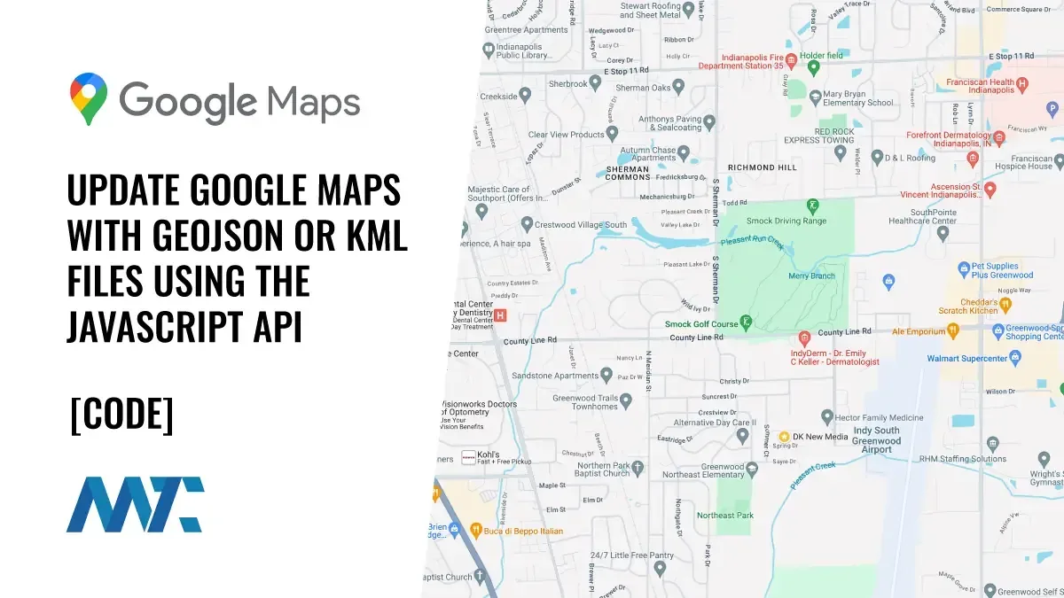 Embed KML or GeoJSON with Google Maps JavaScript API