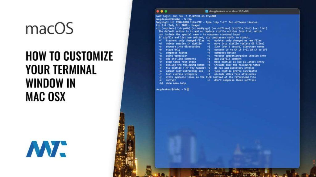 Mac OSX - How to Customize The Terminal Window