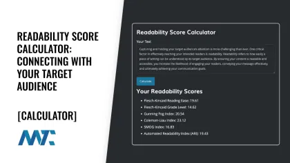Readability Score Calculator