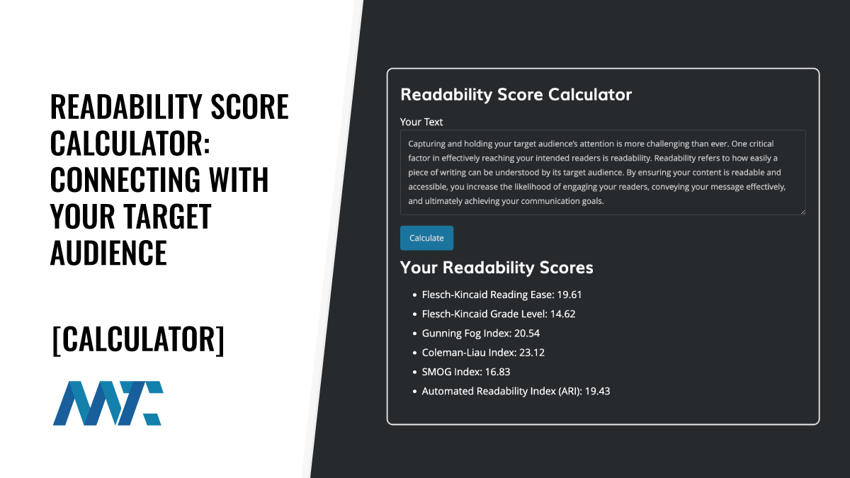 Readability Score Calculator