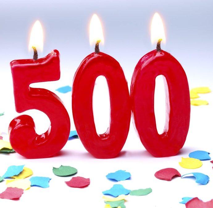 Happy 500th Post to You! 1 Depositphotos 13429626 m