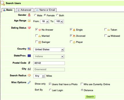 Prapta Social Networking Search