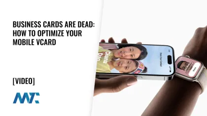 Mobile vCard Sharing Optimization