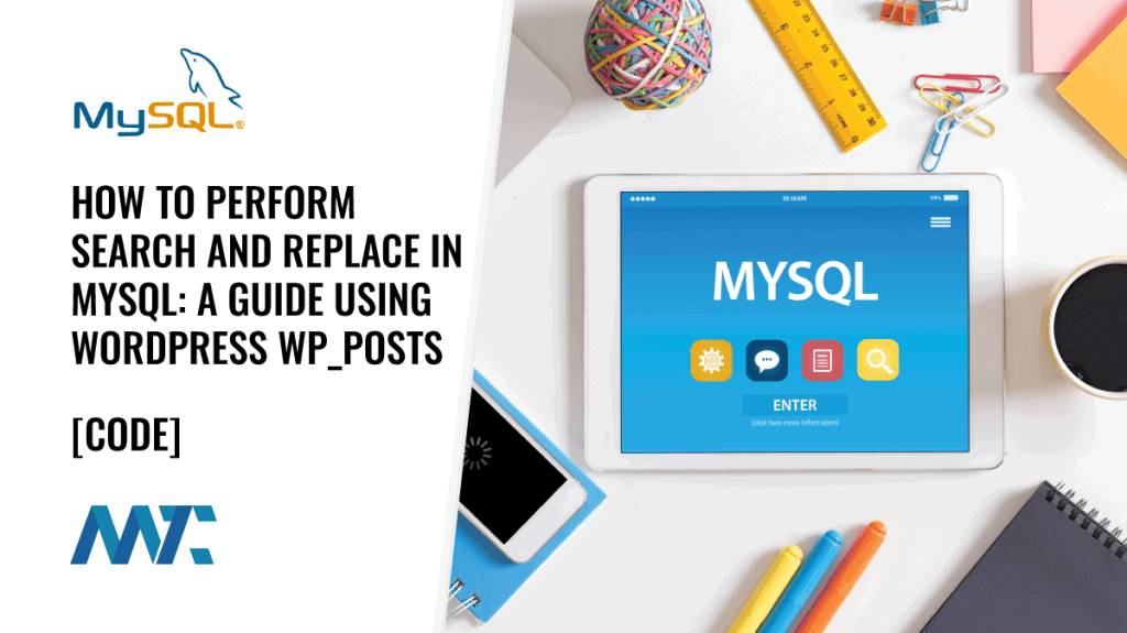 MySQL Search and Replace (Example: WordPress wp_posts)