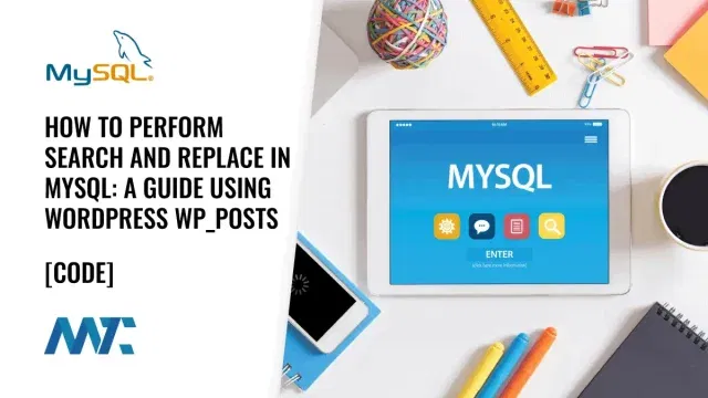 MySQL Search and Replace (Example: WordPress wp_posts)