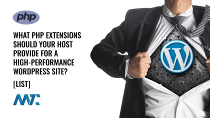 PHP Extensions for WordPress