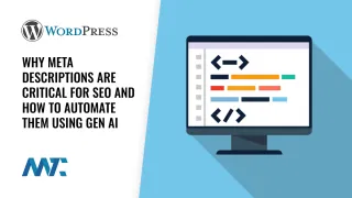 Generate AI Meta Descriptions in WordPress for SEO
