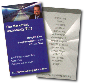 My Blogging Cards Have Arrived! 10 Martech Zone Business Cards
